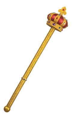 Koningsscepter goud - 